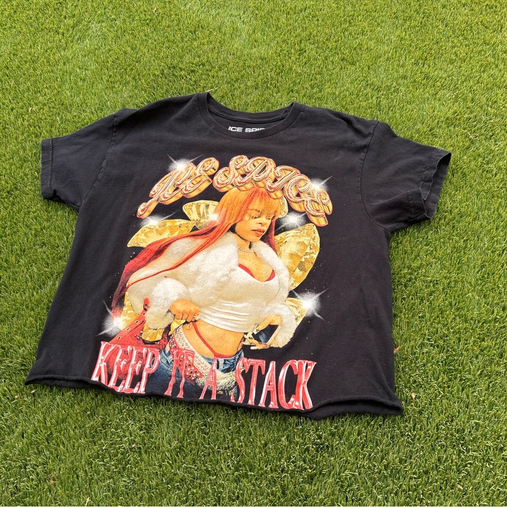 Cropped ice spice Tshirt
